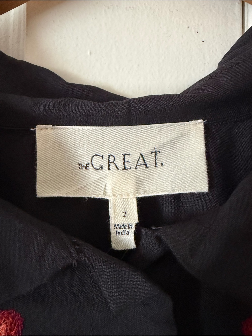 The GREAT. The Embroidered Paloma Top • NWT - Picture 6 of 9